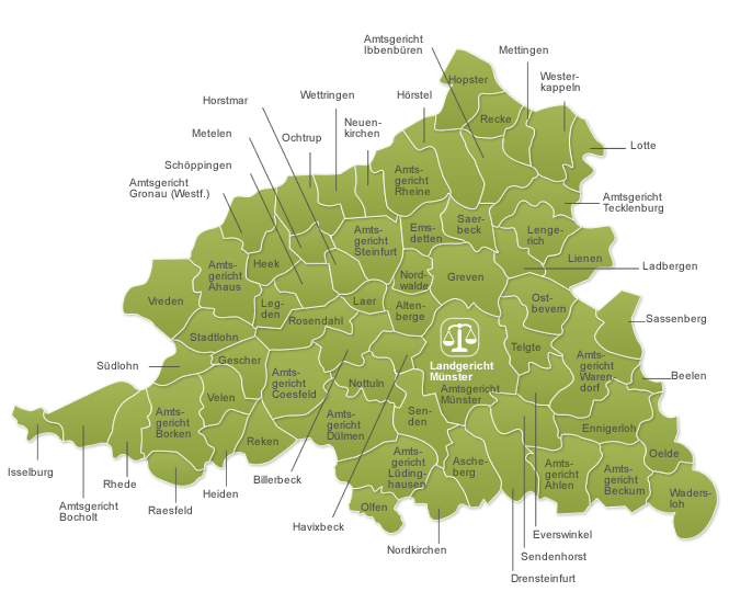 Landgerichtsbezirk Münster Landgerichtsbezirk Münster